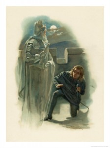 Hamlet-and-the-ghost